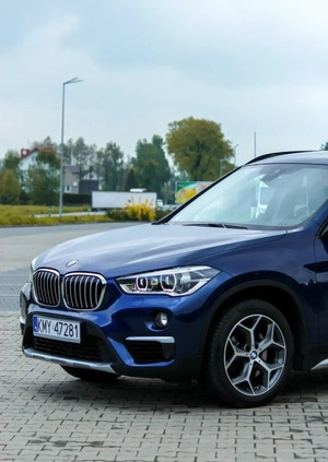 BMW X1 cena 121900 przebieg: 89500, rok produkcji 2018 z Myślenice małe 529